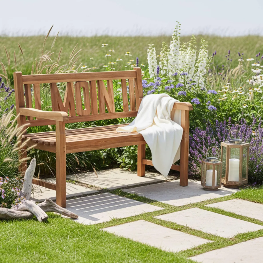 Teakholz Gartenbank MOIN 120 cm