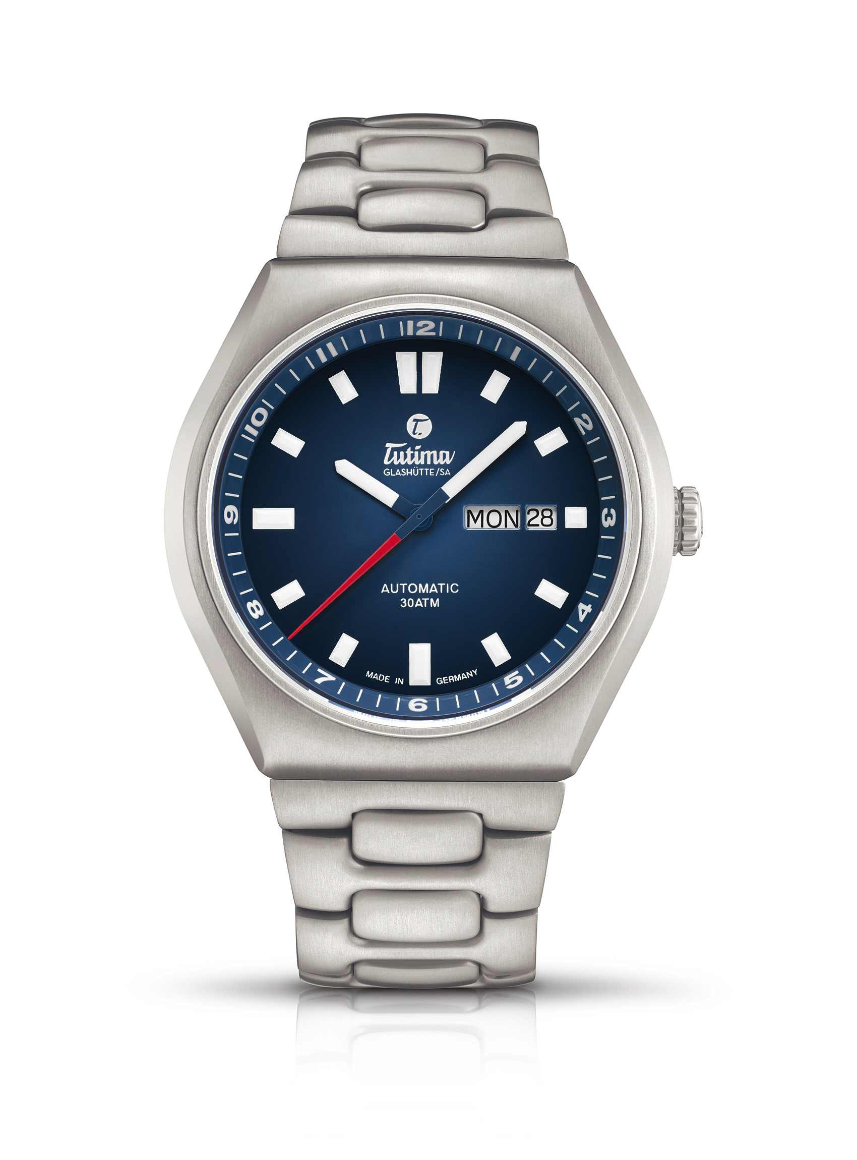 TUTIMA Glashütte/SA Uhr M2 Coastline 6150-94 Sonderedition 80 Jahre NWZ