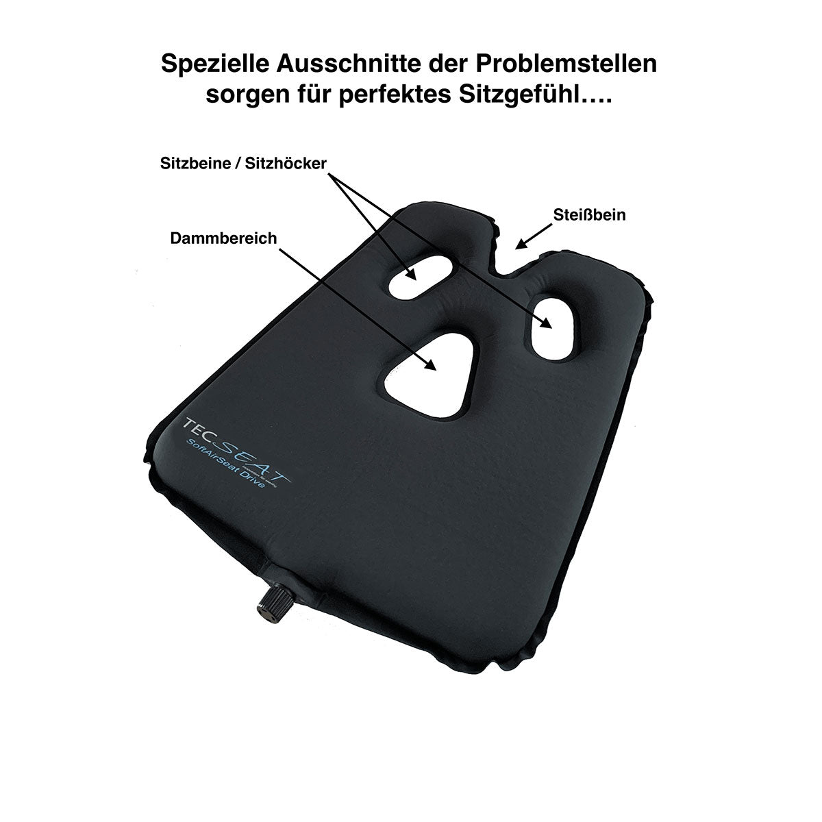 Orthopädisch wirkendes Sitzkissen für Kraftfahrzeuge