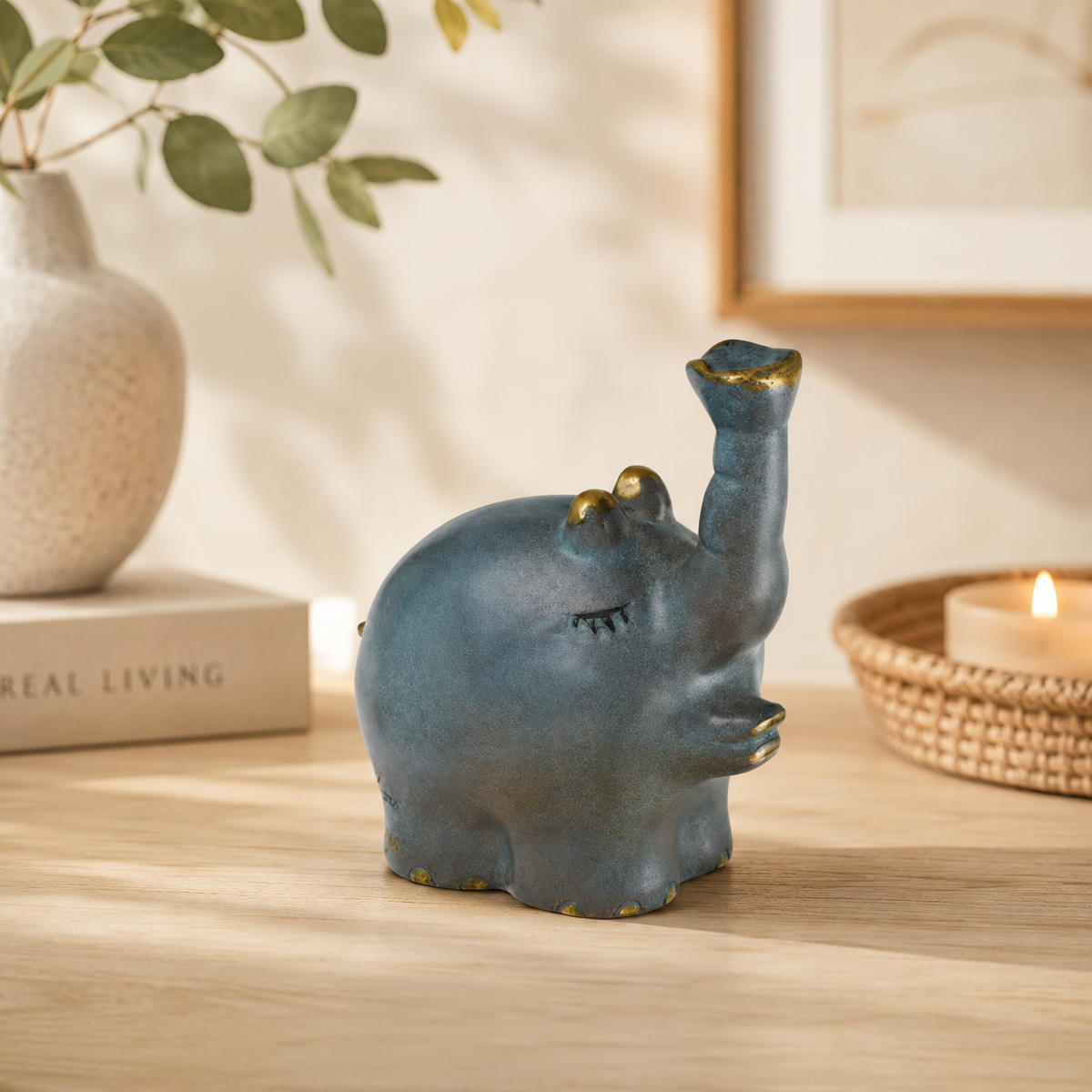 Otto Waalkes: Skulptur "Ottifant in Love" Bronze