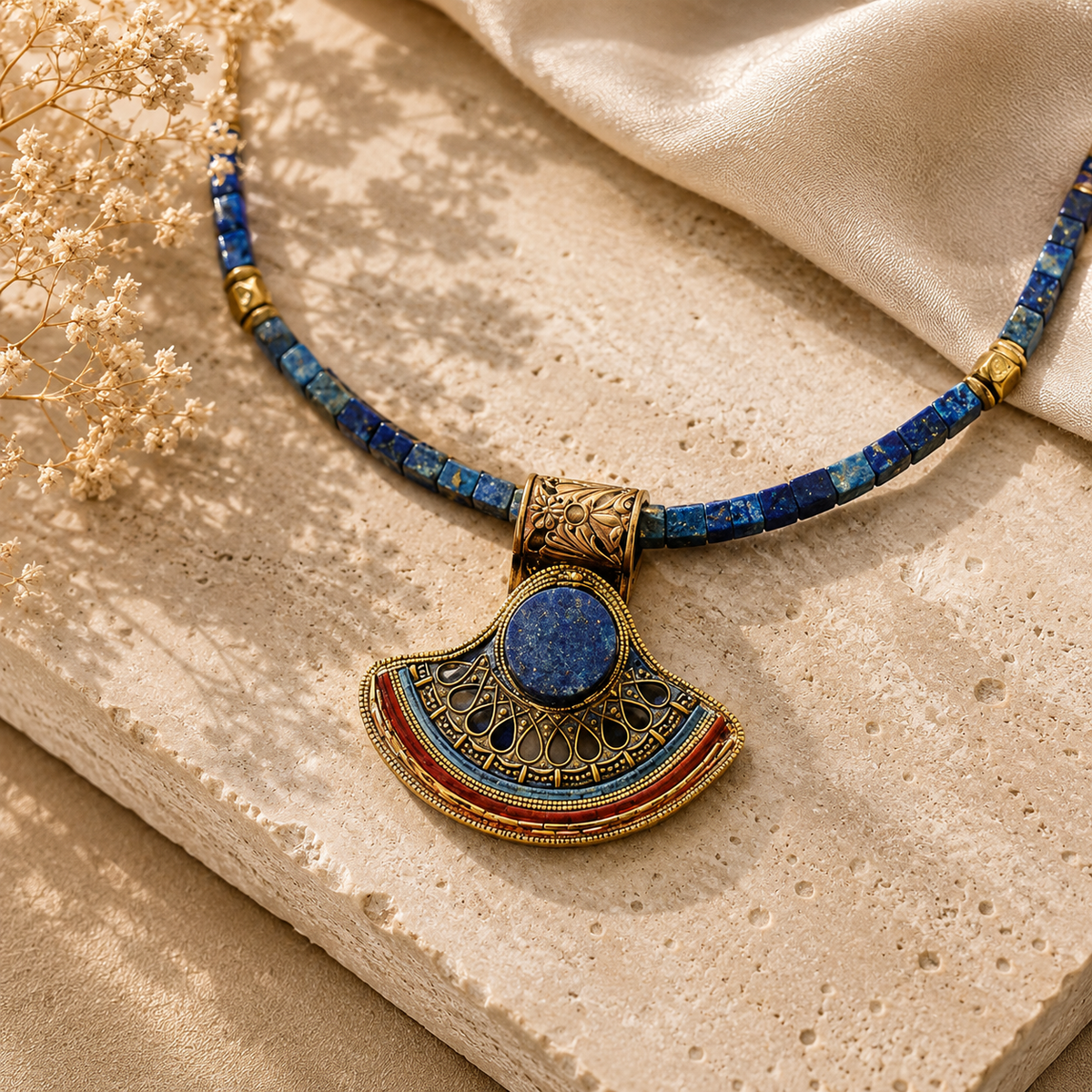 Petra Waszak: Lapislazuli-Königscollier