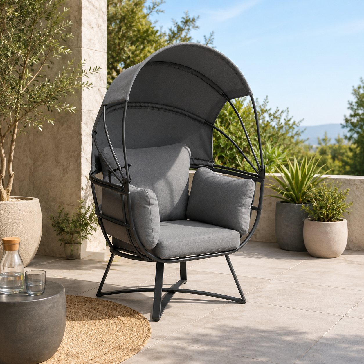 Relaxsessel DELOS anthrazit