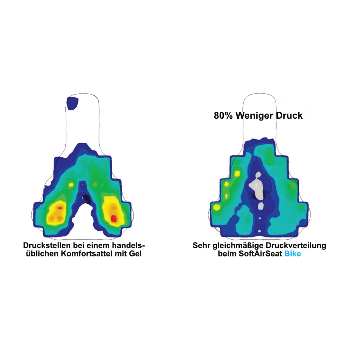 Luftgepolsterter Sattelüberzug - Größe S
