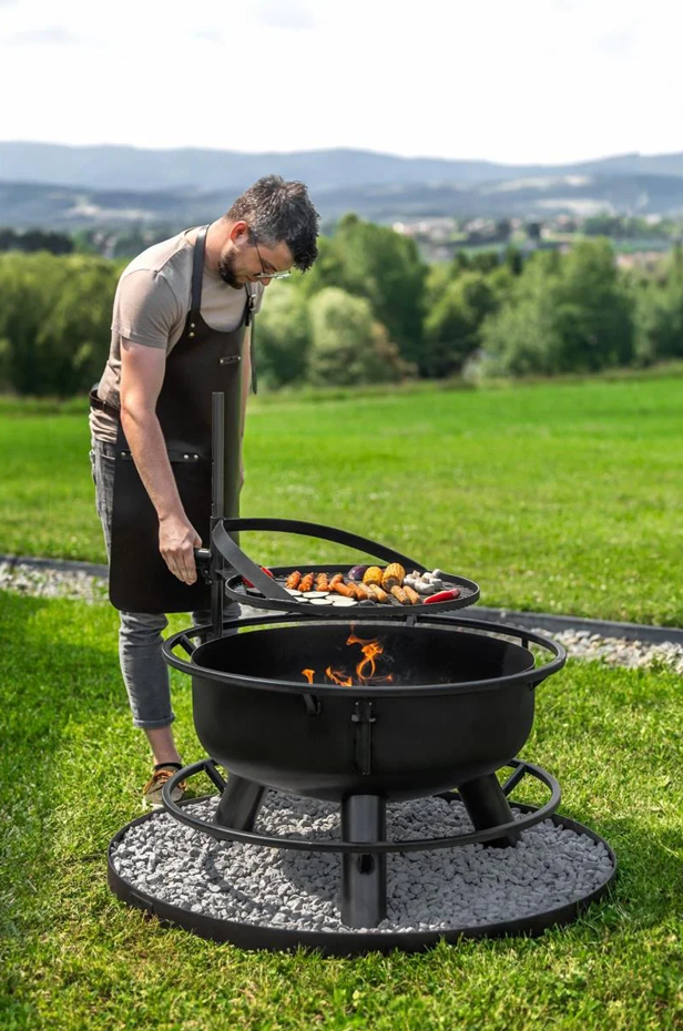 bene on fire Feuerschalen Grillrost Ø 60 cm mit Griff für Arizona und Washington
