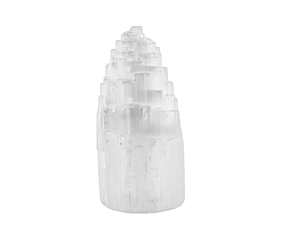 Beleuchteter Selenit "Eisberg" 16-20 cm (ohne Sockel)