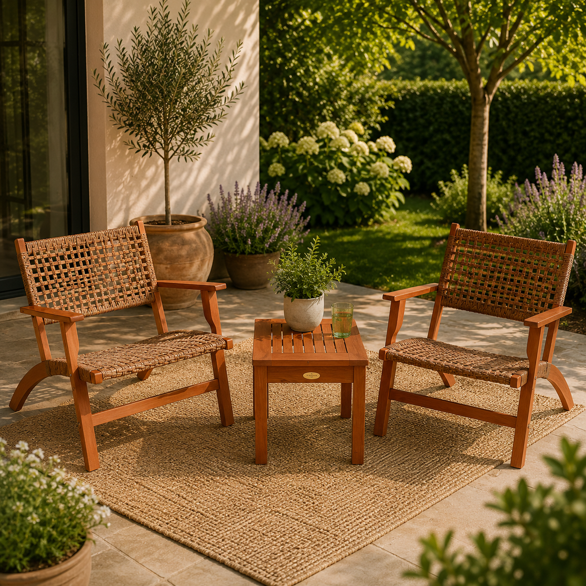 Sitzgruppe SONORA (Teak-Look)