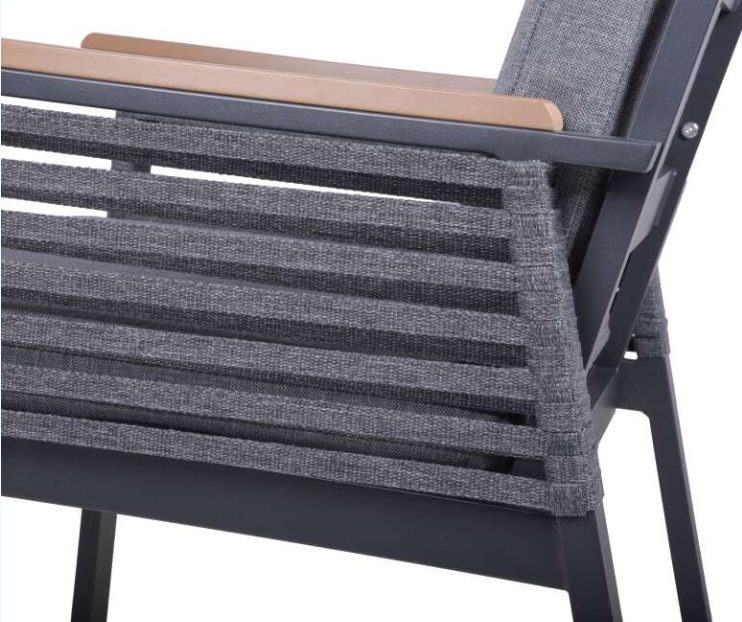 Stuhl DENIA grau (2er Set)