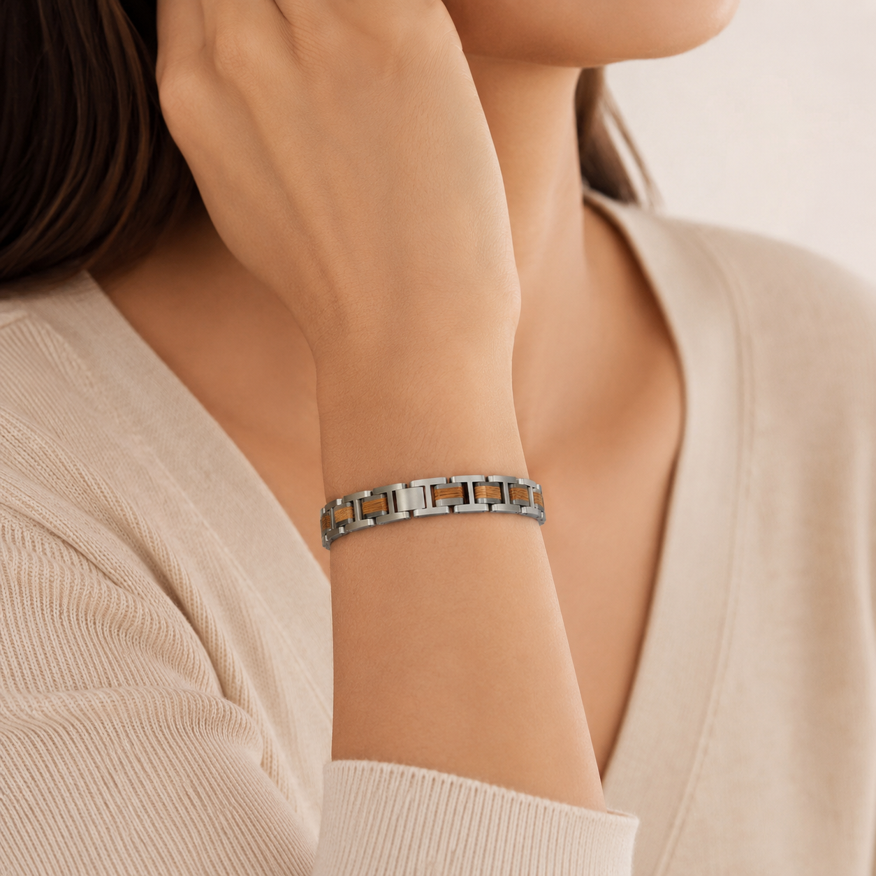 Elementarmband Damen Barrique Silber
