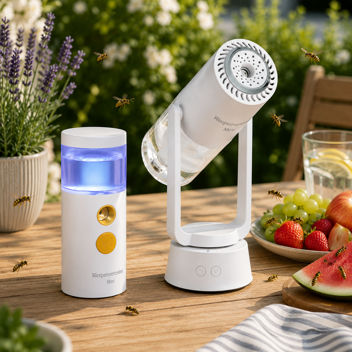 Wespenvertreiber-Set Maxi + Mini