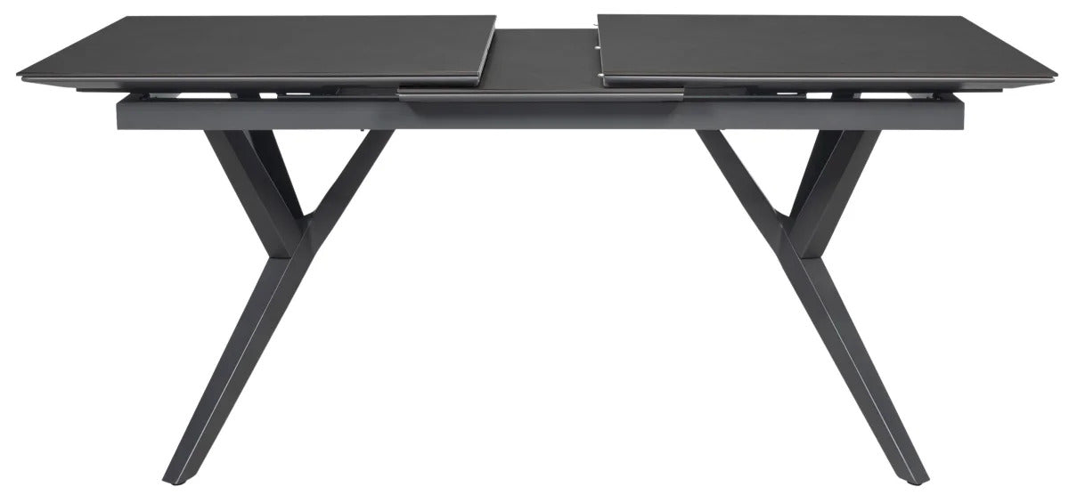 Ausziehtisch Valor 160/210 x 90 cm dark grey Aluminium