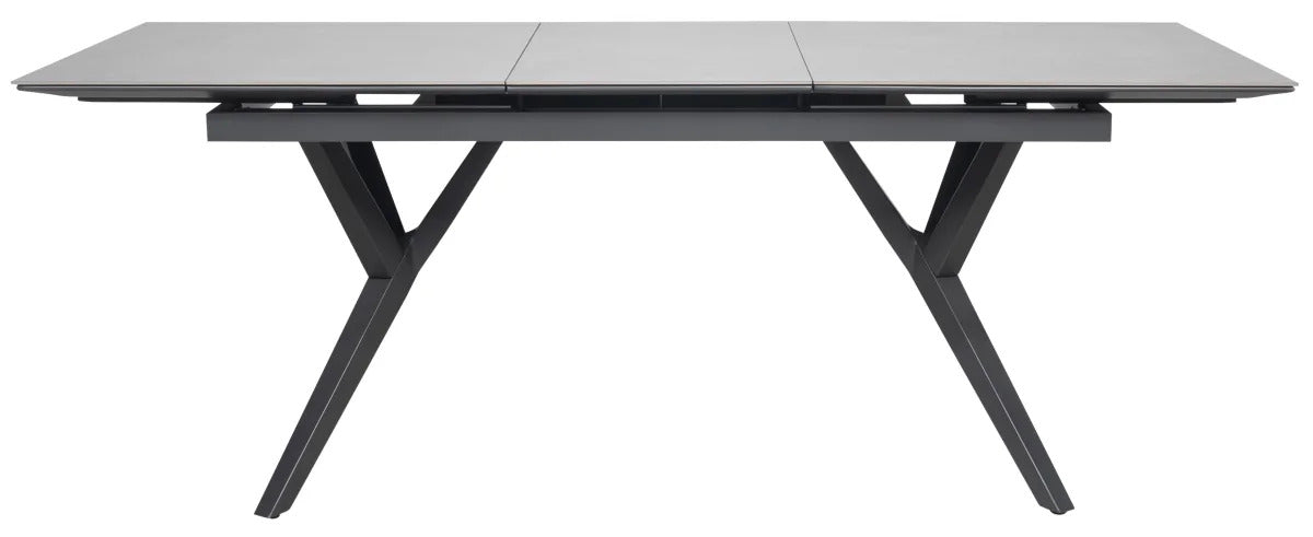 Ausziehtisch Valor 160/210 x 90 cm light grey Aluminium