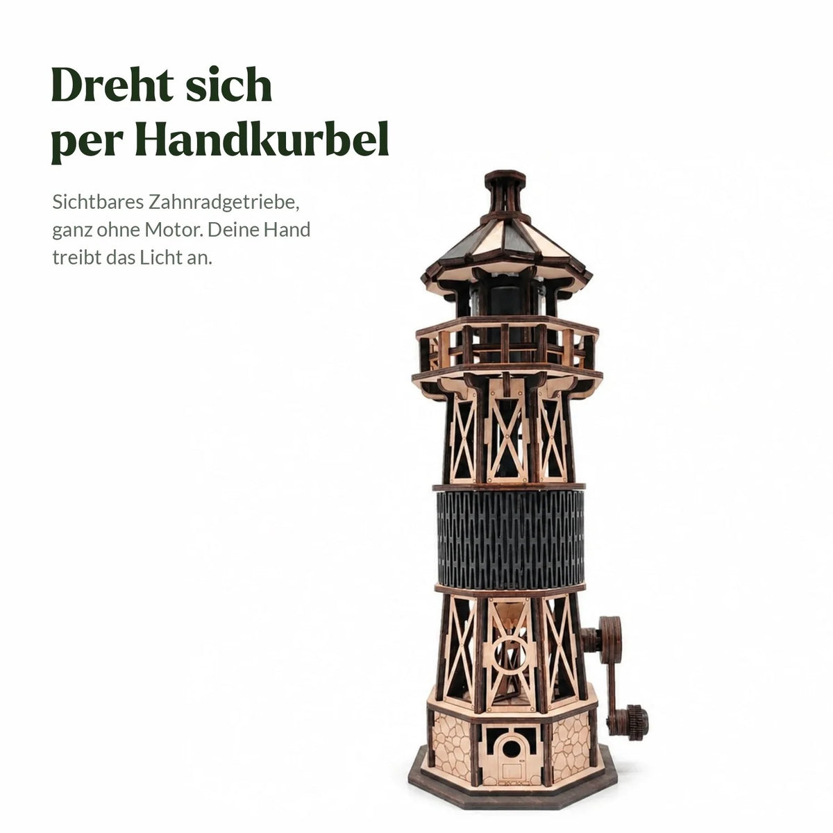 3D Holzpuzzle - Luminous Leuchtturm