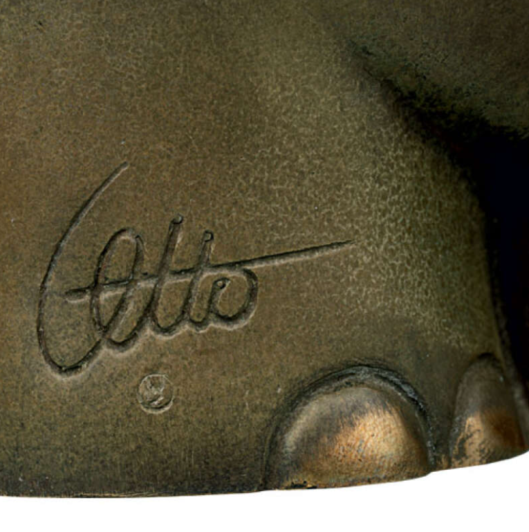 Otto Waalkes: Skulptur "Ottifant" Bronze