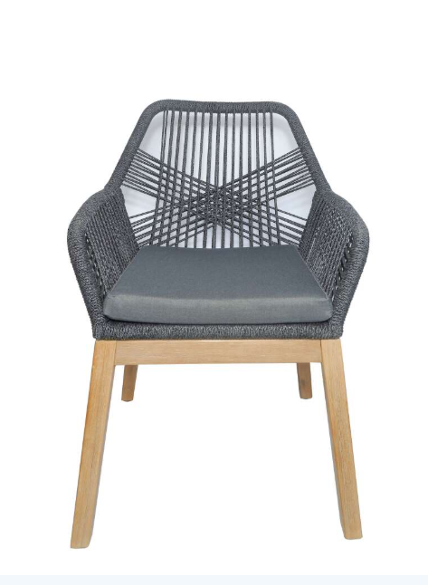 Stuhl POMONA, grau, 4er Set