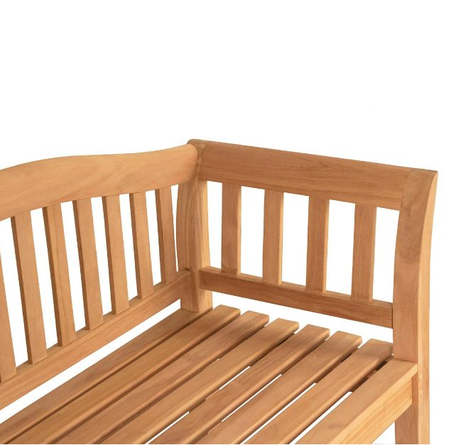 Teakholz Friesenbank Wave