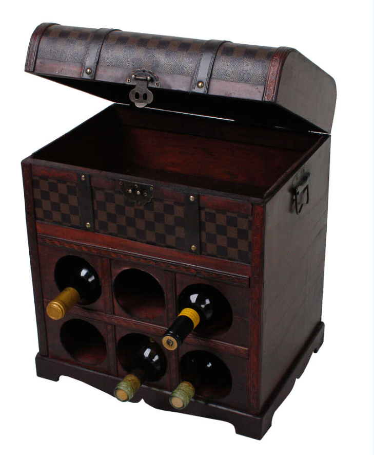 Weinregal im Kolonialstil