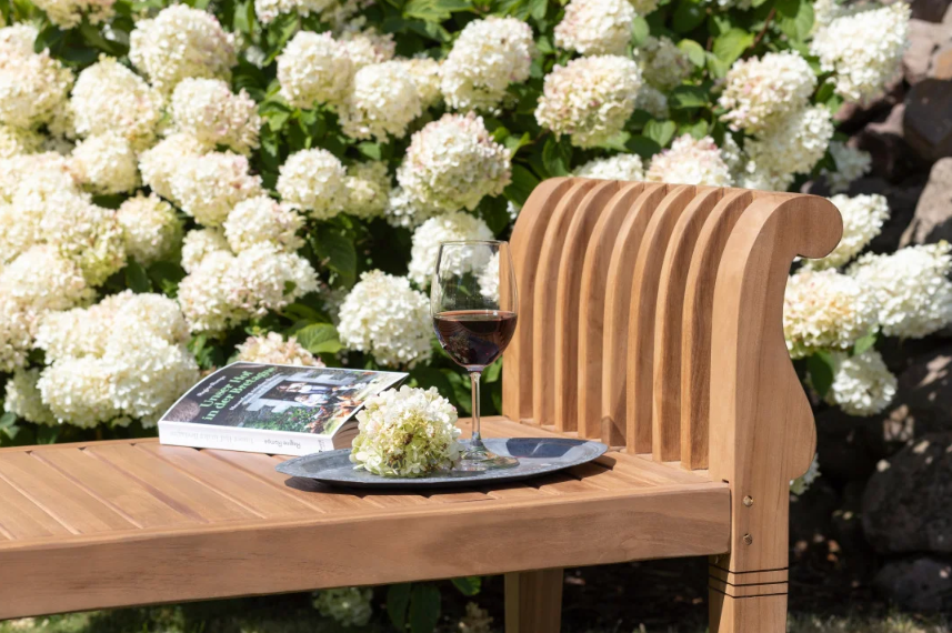 Gartenbank Wigan Teak 130 cm ohne Rückenlehne